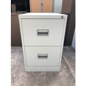 Second-hand 2 drawer filing cabinet GREY