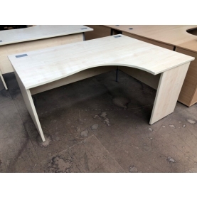 Second-Hand 1600mm Right-Hand Desk MAPLE