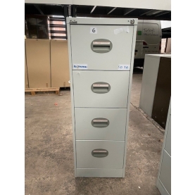 Second-hand 4 drawer filing cabinet GREY