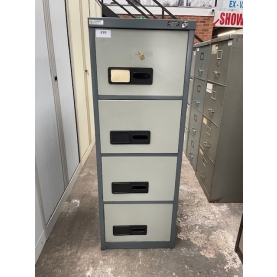 Second-hand Sheer Pride 4 drawer filing cabinet Grey
