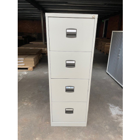 Second-hand 4 drawer filing cabinet GREY
