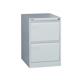 2-drawer steel filing cabinet GREY