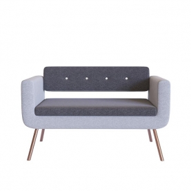 Contemporary 2-Seat Sofa