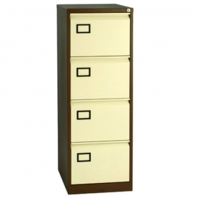 Bisley (AOC4) contract 4-drawer filing cabinet