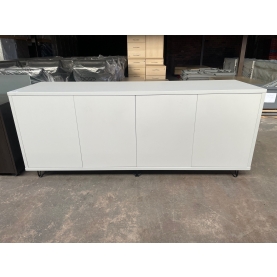 Boss Design 4 Door Credenza PALE GREY