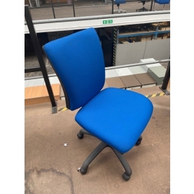 Square High Back VDU Chair BLUE