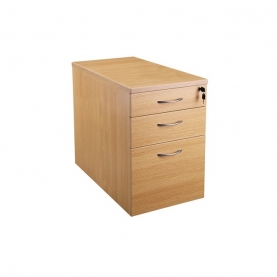 Aston 800 deep 3-drawer desk high pedestal