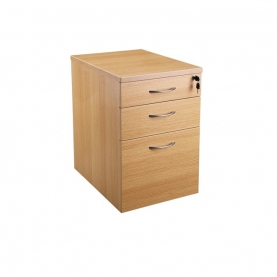 Aston 600 deep 3-drawer desk high pedestal