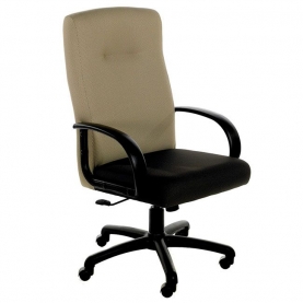 High back executive chair with arms