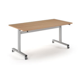Beech Top With Silver Frame