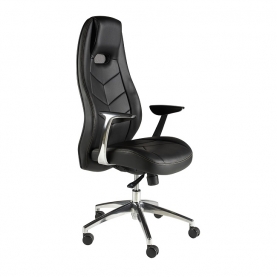 Executive high back synchro chair faux leather