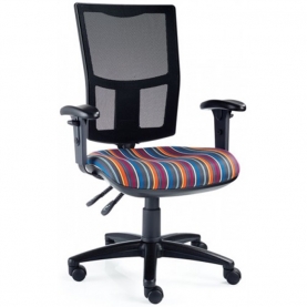 Mesh Back VDU Chair with adjustable Arms