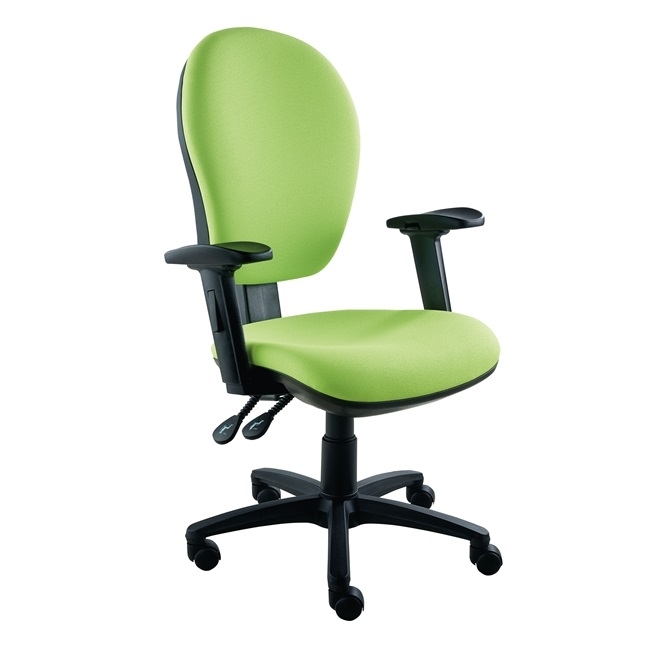 High Back Chair With Rounded Back and Multifunctional Arms - British ...