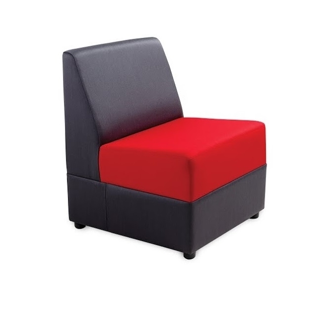 Reception Chair Without Arms Faux Leather