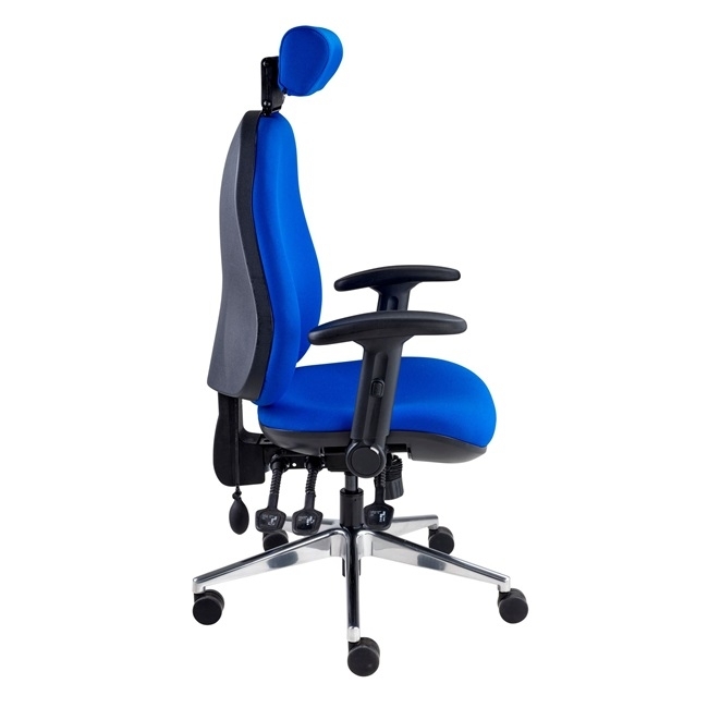 High Back Ergonomic Full Function Chair With Headrest And Multi Function Arms