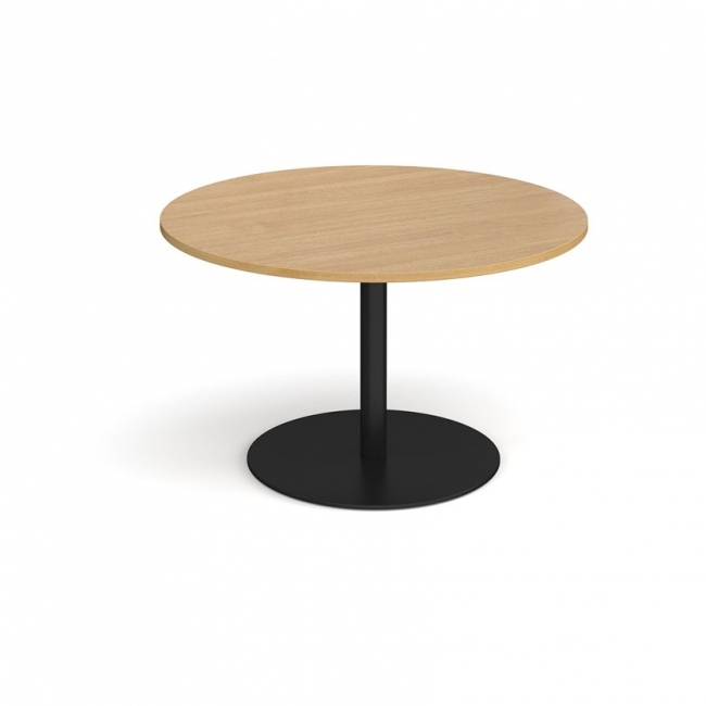 Circular 1200 Diameter Table Black Base - Circular Tables - Office Tables