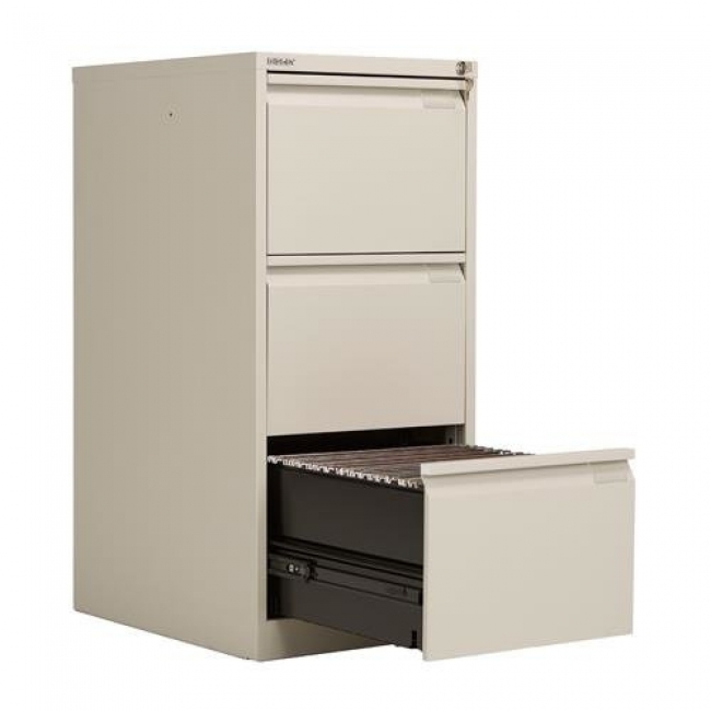 Bisley (1633) BS3E 3Drawer Filing GOOSE GREY