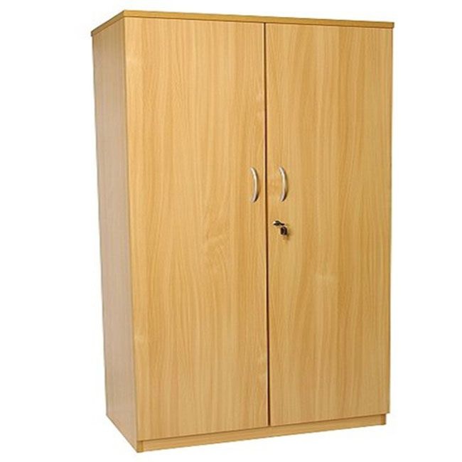 Aston 1200 2Door Storage Cupboard with 2 Shelves Wooden Cupboards