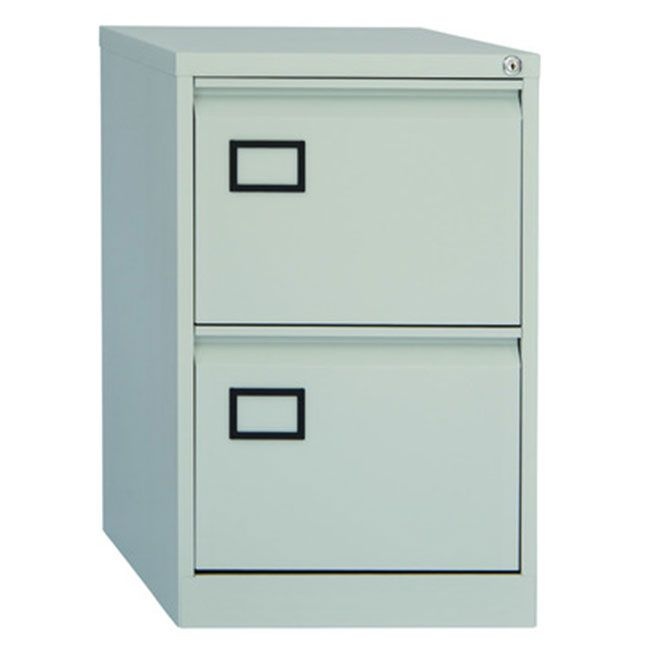 Bisley (AOC2) Contract 2Drawer Filing GOOSE GREY