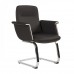 Stylish Medium Back Cantilever Chair FAUX LEATHER
