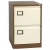 Bisley (AOC2) Contract 2-Drawer Filing Cabinet COFFEE/CREAM