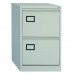 Bisley (AOC2) Contract 2-Drawer Filing Cabinet GOOSE GREY