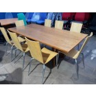 Ex Showroom 2000 x 1000 Quality Wood Veneer Table 