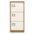 Bisley (AOC3) Contract 3-Drawer Filing Cabinet COFFEE/CREAM