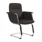 Stylish Medium Back conference cantilever armchair Faux Leather