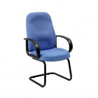 Medium back visitors cantilever chair