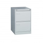 2-drawer steel filing cabinet GREY