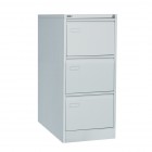 3-drawer steel filing cabinet GREY