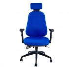 Ergonomic High Back Task chair with headrest and fully adjustable arms