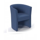 Fabric Single Tub Chair Blue