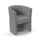 Fabric Single Tub Chair Grey