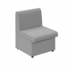 Reception Chair Without Arms Grey