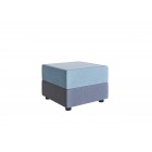 Reception Table With Glass Top Faux Leather