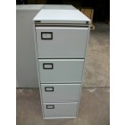 Second-hand Triumph 4 drawer filing cabinet GREY