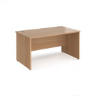 Himley 1400 x 800 Panel End Desk Beech