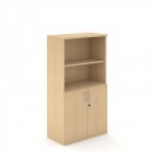 Beckbury 1508H x 800W x 425D 1 Shelf 2-Door Cabinet Beech