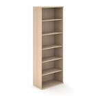 Beckbury 2240H x 800W X 425D 5-shelf bookcase amber oak
