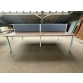 Second-hand 2800 Double Bench Desks with Screen