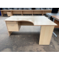 Second-hand Beckbury 1600mm R/H Radial Desk with 2 Drawer Fixed Pedestal BEECH