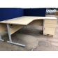 Second-Hand 1600mm Right-Hand Desk with Desk High Pedestal MAPLE