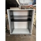 Second-Hand Side-Opening Tambour Cupboard WHITE/GREY