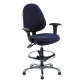 High Back Draughtsman Chair Faux Leather