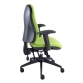 High Back Ergonomic Full Function Chair Multi Function Arms Faux Leather