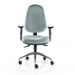 Ergonomic High Back Task chair with fully adjustable arms Polished Base