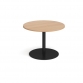Beech Top With Black Base
