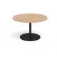 Beech Top With Black Base